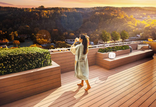 Sàn gỗ PE 1 lớp vân 3D